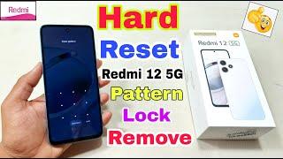 Redmi 12 5G Hard Reset | Redmi 12 5G Pattern Unlock Without Pc | Redmi 12 5G Password Forgot |