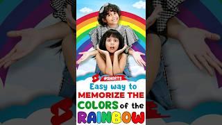 Trick to Remember Rainbow  Colors | Learn with Adi | Kids Connection #shorts