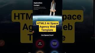 Creative HTML5 Space Agency Web Templates on Envato Themeforest #spaceagency #htmltemplate #html