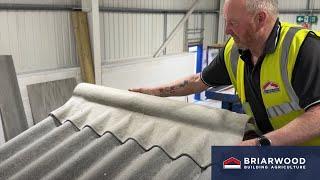 How to install two-piece fibre cement ridges