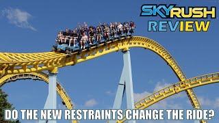 Skyrush Review, Hersheypark Intamin Hyper Coaster | Do the New Restraints Change the Ride?