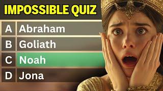 HARDEST BIBLE QUIZ OF ALL TIME - 20 Bible Questions to test your Bible knowledge - Bible Quiz