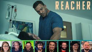 Reactors Reacting to "HOLY SH*T HE REALLY DID IT" | Reacher 2x7 "The Man Goes Through"