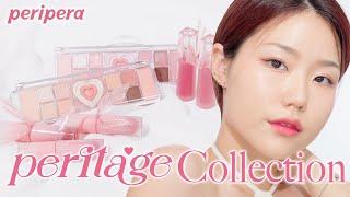 Peripera PERITAGE COLLECTION  with lovely makeup tutorial 