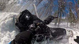 That Was LESS Than IDEAL...  INTENSE Backcountry Snowmobiling Adventure!