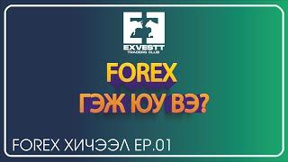 FOREX хичээл #1 FOREX гэж юу вэ?