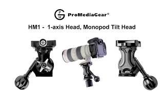 HM1 1-axis Tilt Head Best for Monopods by ProMediaGear