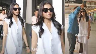 Actress Samantha Spotted @ Mumbai Airport | Manastars