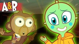 Alien Ambush | Funny Cartoons for Children | The Adventures of Annie and Ben!