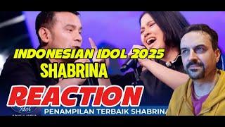 Best Performance!! Shabrina Bikin Bang Judika Terharu - Indonesian Idol 2025 REACTION