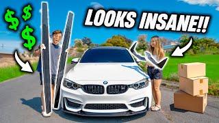 Installing EVERY CARBON FIBER PART Possible On My BMW M3!!!