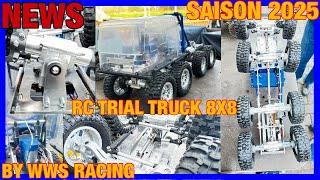 NEW AWESOME RC TRIAL TRUCK 8X8 FOR THE NEXT SAISON 2025 BY WWS RACING