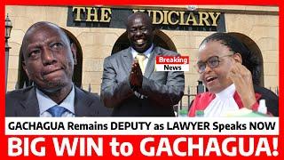 Just Now‼️GOOD NEWS to GACHAGUA remains DEPUTY PRESIDENT for 2 YEARS as RUTO faces BIG BLOW now