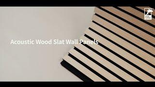 Acoustic Wood Slat Wall Panels Flexible - STEP GUARD Floors & Walls