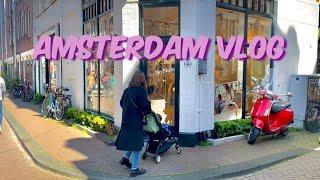 【海外在住ママ】Amsterdam vlog | オランダの祝日ってこんな感じ | 外食vlog |  ショッピング| 2歳児 | ヨーロッパ | アムステルダム