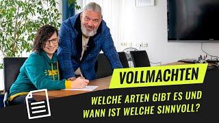 Vollmacht schreiben - Welche Arten gibt es und wann ist welche sinnvoll? | Daub & Bürgelin