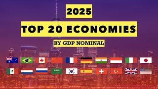 Top 20 Economies 2025 by Nominal GDP | Largest Economies 2025 | World Economy 2025 | Facts Nerd