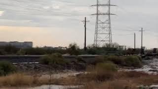 Watch: Train derailment in Marana