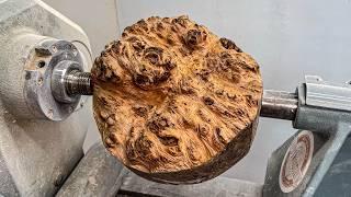 Woodturning - It Felt Like Turning a ROCK