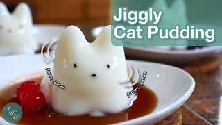 How to make Jiggly Cat Pudding / Cat Jelly | Cute and fun!   