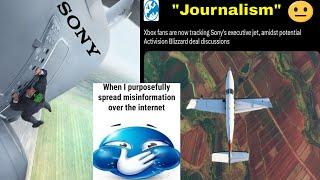 Gaming website Eurogamer spreads misinformation about Xbox fans tracking Sony's executives jets