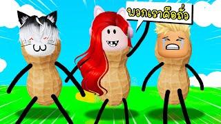 พี่ฝนพี่เอกปุ๊กปิ๊ก กลายเป็นถั่ว  Be A Food Roblox