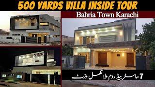 500 yards villa in bahria town karachi | 500 sq yards house for sale in bahria town karachi | latest