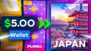 $5 TO JAPAN TRIP on STAKE! *CRAZY*