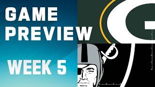 Green Bay Packers vs. Las Vegas Raiders | 2023 Week 5 Game Preview