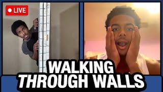 WALKING THROUGH WALLS on OMEGLE (LIVE)