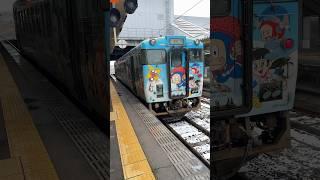 【氷見】忍者ハットリくん列車 JR高岡駅氷見線　#富山 #akkunvlog #shorts