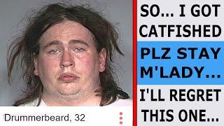 r/Neckbeard | PITY DATING A NECKBEARD FROM TINDER GOES TERRIBLY WRONG! DRUMMERBEARD THE CREEPER!!