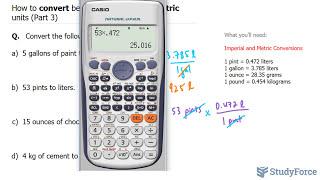  How to convert between imperial and metric units (Part 3)