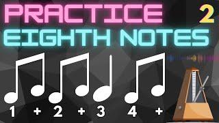 How to Count Eighth Note Rhythms - Rhythm Exercises Level 2