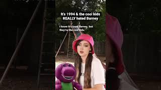 #90skids really did NOT like Barney. Remember all the vicious “I Hate You, You Hate Me” songs?