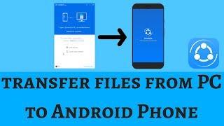 How to transfer files from PC to Android Phone from right click menu