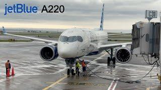 Boston to Atlanta JetBlue A220 [FULL FLIGHT EXPERIENCE]