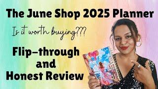 The June Shop 2025 Planner Review | 2025 Dated Planner and Sticker Book Review | Is it worth buying?