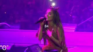 Ariana Grande singing on Different Vowels| vocal showcase