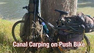 Exploring the French Canals & Carp fishing on my pushbike 