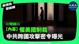 中共機密情報顯示，國安部陳一新提出跨國攻擊計劃後，公安部正啟動海外特務網絡，加大攻擊海外法輪功、神韻和大紀元。據稱同樣手段很快也會用來對付其它反共組織| #新視角聽新聞 #香港大紀元新唐人聯合新聞頻道