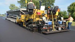 Incredible Modern Road Construction Technology - Amazing Fastest Asphalt Paving Equipment Machines