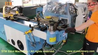 STM CNC pipe bending machine and cutting machine, CNC tube mandrel bender and cold saw