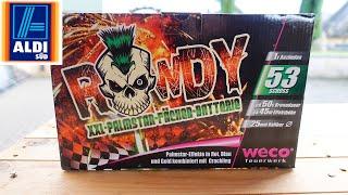 Weco Rowdy | Aldi Süd 26,99 € | XXL-Palmstar-Fächer-Batterie | Silvester Test 2024 [Full HD]