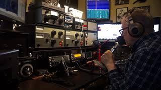 Ham Radio Basics--On The Air Series--Jim W6LG Talks wtih DF2BO in Germany on Short Wave 5623 Miles