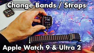 Apple Watch 9 & Ultra 2: How to Change Wrist Bands