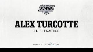 Forward Alex Turcotte | 11.18 Practice in LA