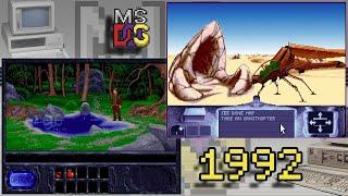 50 MS-DOS games released in 1992