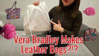 Vera Bradley Leather Bag Unboxing