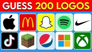 Guess the Logo in 3 Seconds | 200 Famous Logos